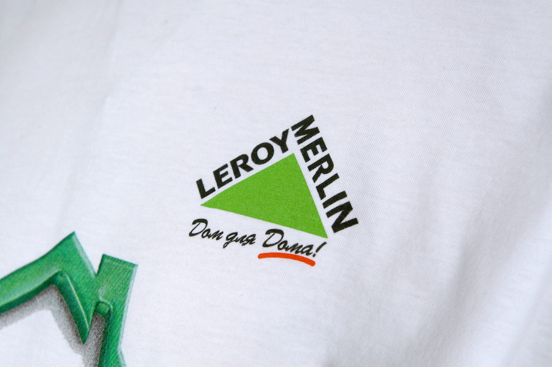 Фирменная футболка Leroy Merlin