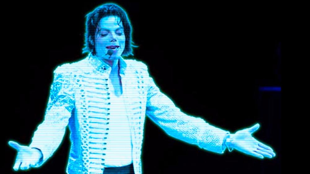 Голографическое изображение Майкла Джексона