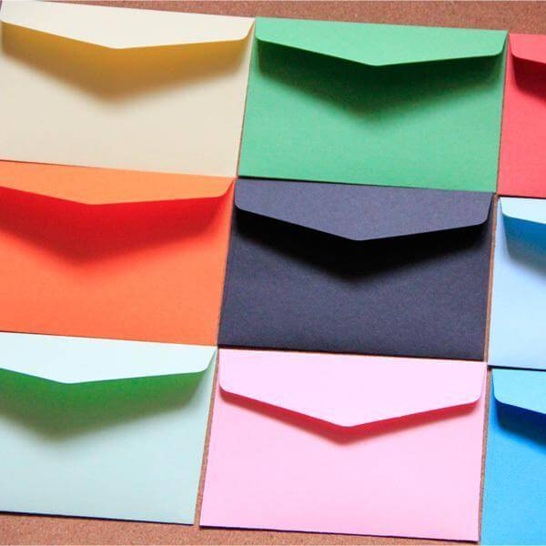Цветные конверты