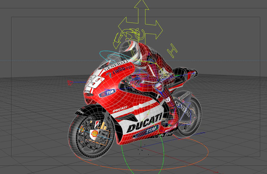 3D моделирование мотоциклиста
