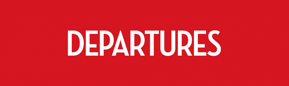 Логотип Departures